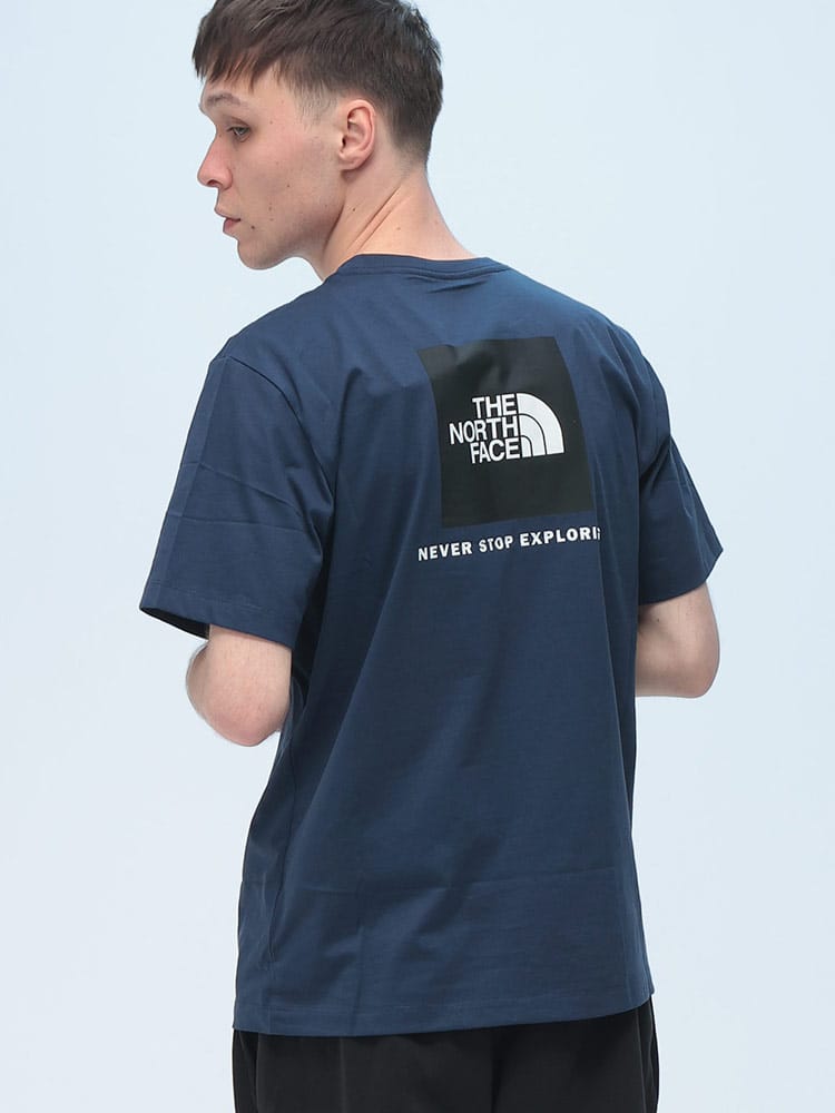 THE NORTH FACE (ザ ノースフェイス) Tシャツ 半袖 バックプリント クルーネック カットソー トップス プリント コットン NF0A8B6K