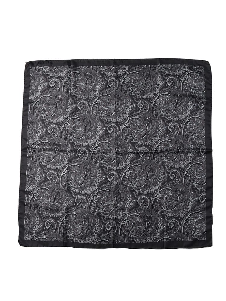 Gabriele Pasini (ガブリエレ パジーニ) メンズ スカーフ シルク100％ ペイズリー柄 GP611069014