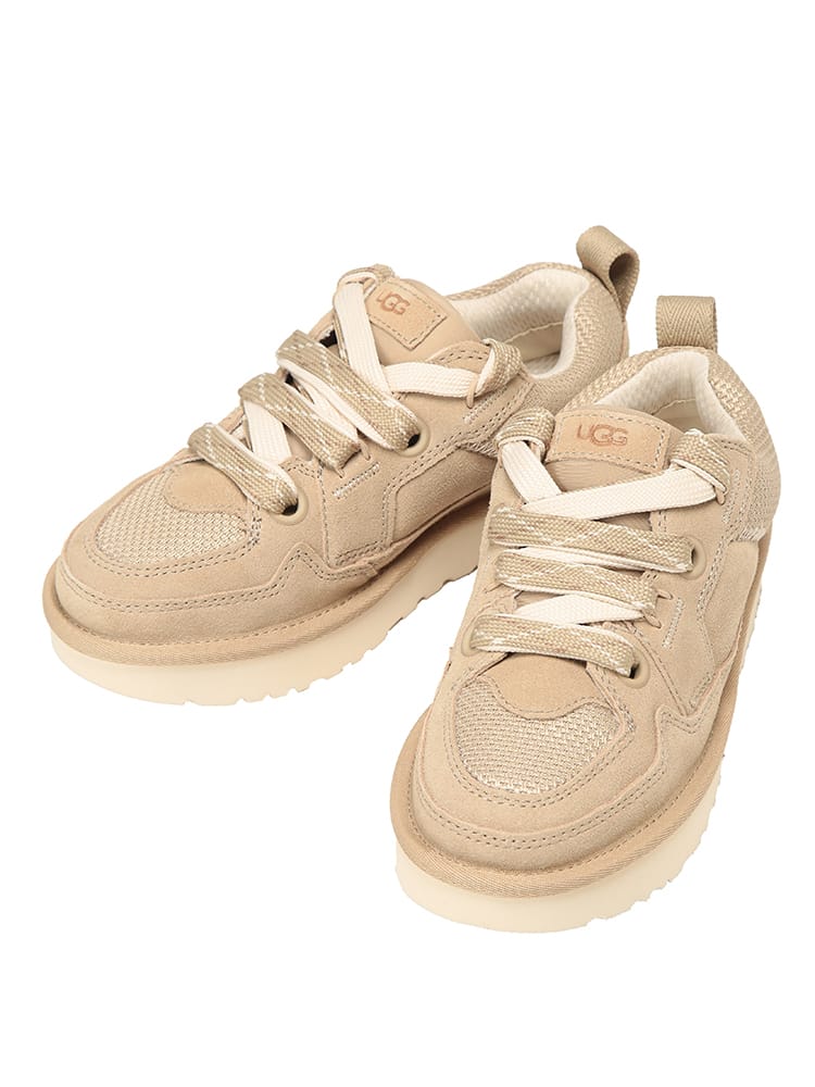 UGG (アグ) レディース スニーカー スエード レースアップ ローカット LO LOWMEL UGGL1168890