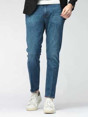 PT TORINO (ピーティートリノ) メンズ デニム パンツ テーパード INDIE スリムフィット ジップフライ デニム スラックス PTC5ZP01ZTX1610