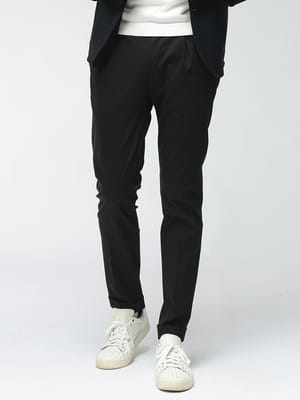 PT TORINO (ピーティートリノ) メンズ スラックス シルコチーノ MASTER FIT シルク混 ワンタック ストレッチ スリム パンツ PTCOASMAZASD80