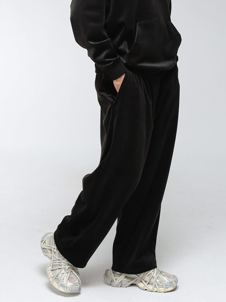 Y-3 (ワイスリー) メンズ トラックパンツ ワンポイントロゴ ベルベット コーデュロイ ロングパンツ M VC TP Y3KT1374