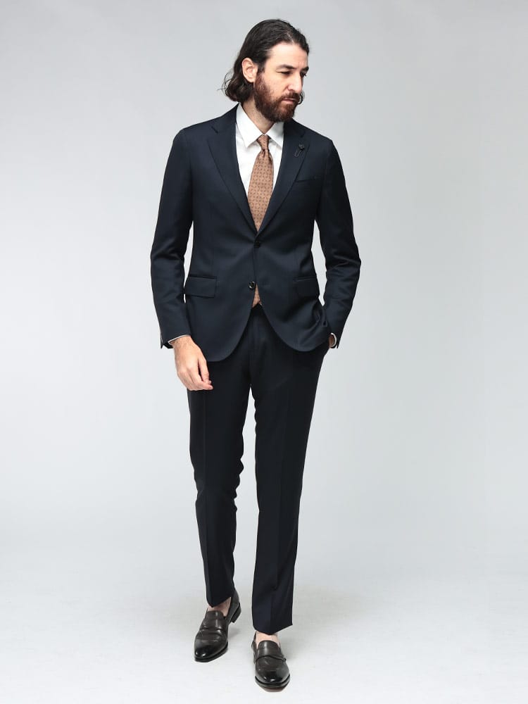 LARDINI (ラルディーニ) メンズ スーツ ウール シングル2ツ釦 ワンタックスーツ LDCN787CN64414