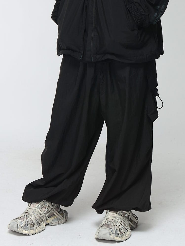 Y-3 (ワイスリー) メンズ カーゴパンツ グラデーション 3ストライプス ナイロン カーゴ パンツ Y3KR1076