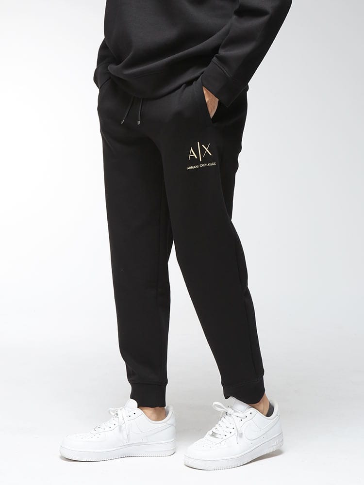 ARMANI EXCHANGE (アルマーニ エクスチェンジ) メンズ ジョガーパンツ EC限定 エンブロイダードロゴ スウェットパンツ M3553AF20150 AEXM3553AF20150