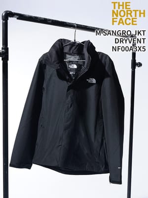 THE NORTH FACE (ザ ノースフェイス) ナイロン ジャケット 防水 ドライベント 防風 メンズ レディース 裏メッシュ フード収納 胸ロゴ フルジップジャケット M SANGRO JKT DRYVENT NF00A3X5