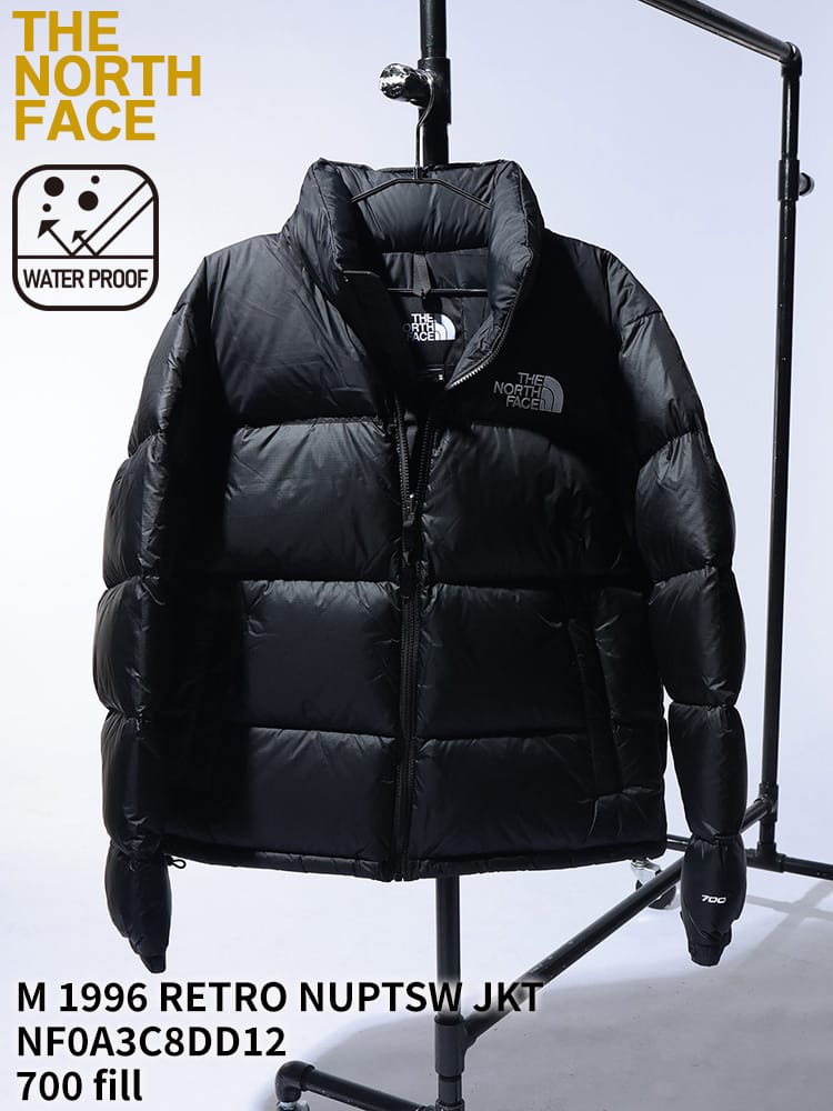 THE NORTH FACE (ザ ノースフェイス) 1996 レトロ ヌプシ 撥水 ダウン ジャケット メンズ レディース フード収納 M 1996 RETRO NUPTSW JKT 700フィルパワー NF0A3C8DD12