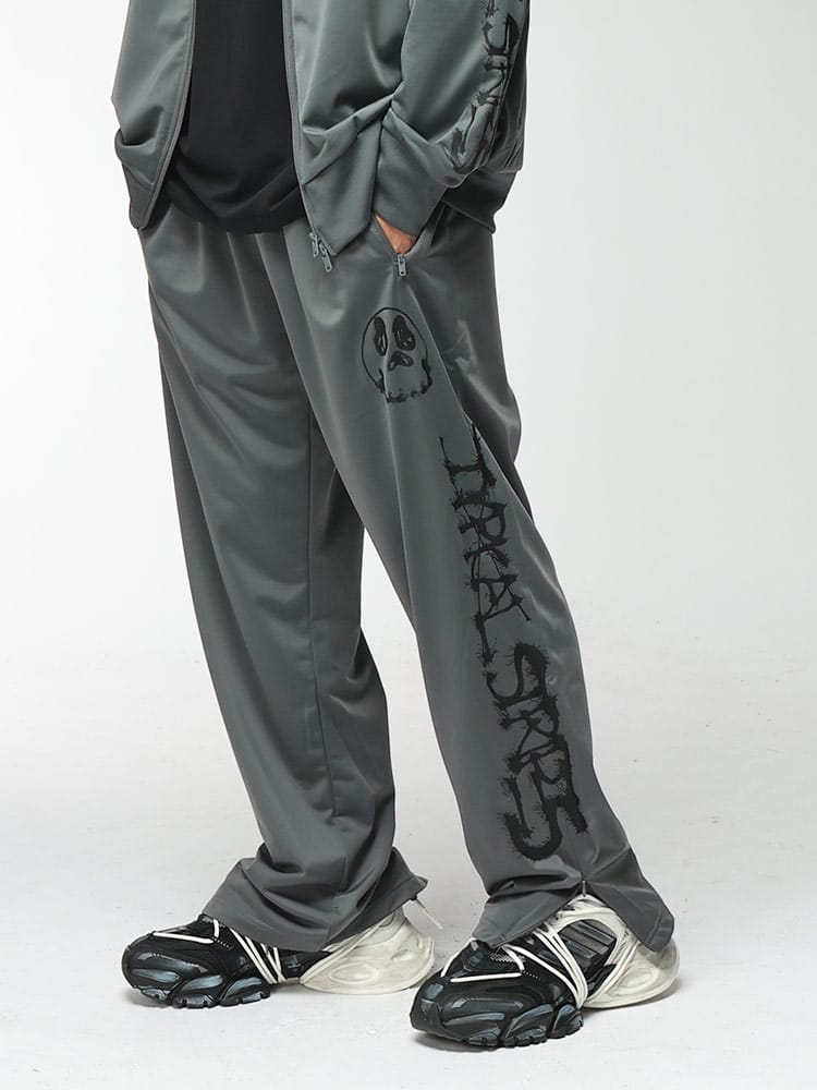 Y-3 (ワイスリー) メンズ ジョガーパンツ 裾ジップ グラフィックプリント トラックパンツ Y-3 CHITO GRAPHIC TRACK PANTS Y3KW9240