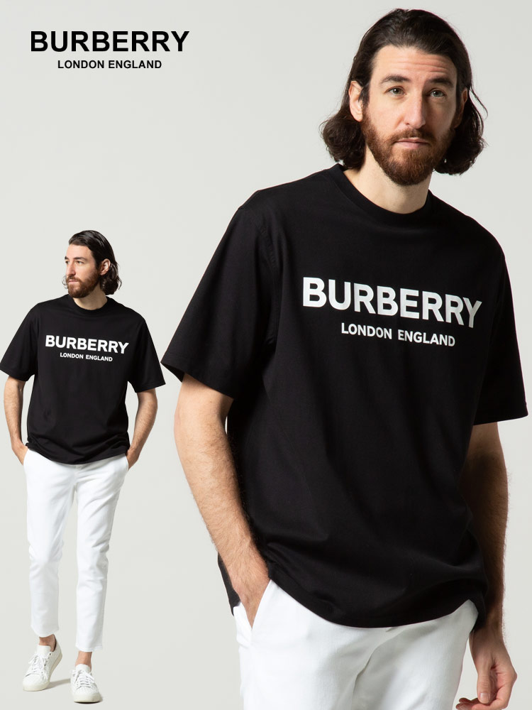 BURBERRY (バーバリー) ロゴプリント クルーネック 半袖 Tシャツ BB8026016 ブランド
