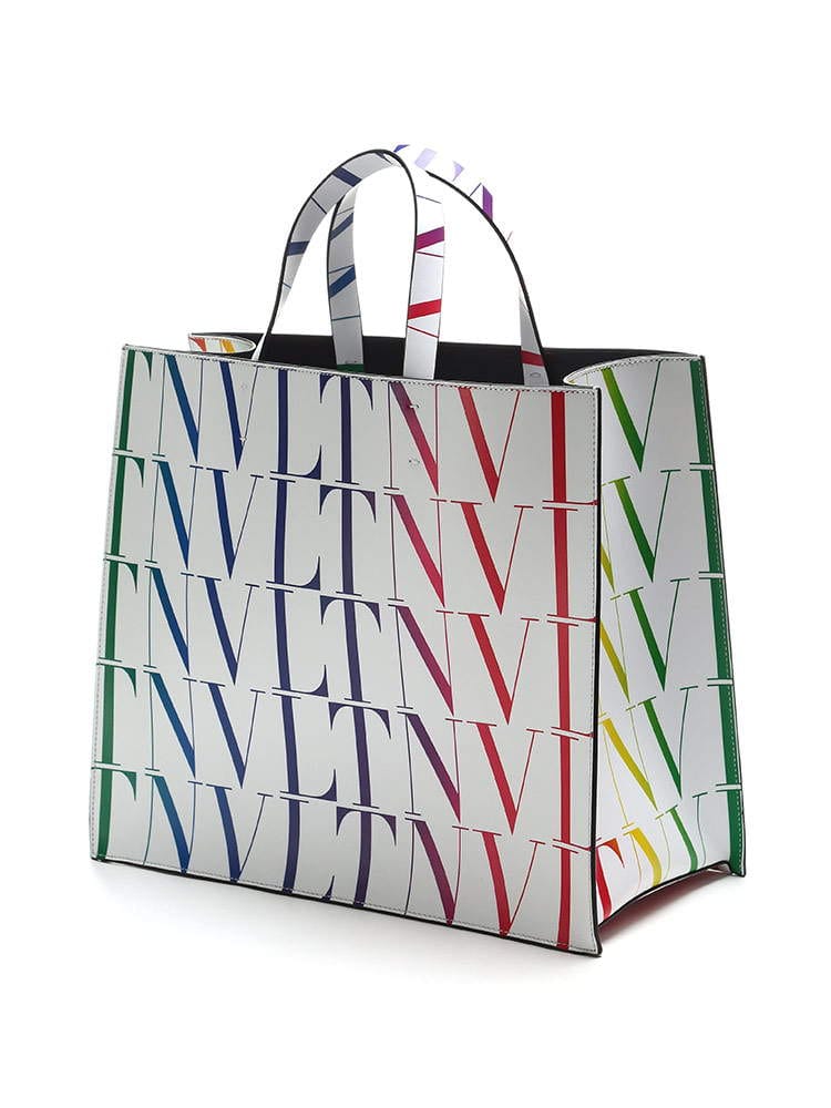 VALENTINO (ヴァレンティノ) レザー グラデロゴ トートバッグ VLTN TIMES VLVY2B0963ULP