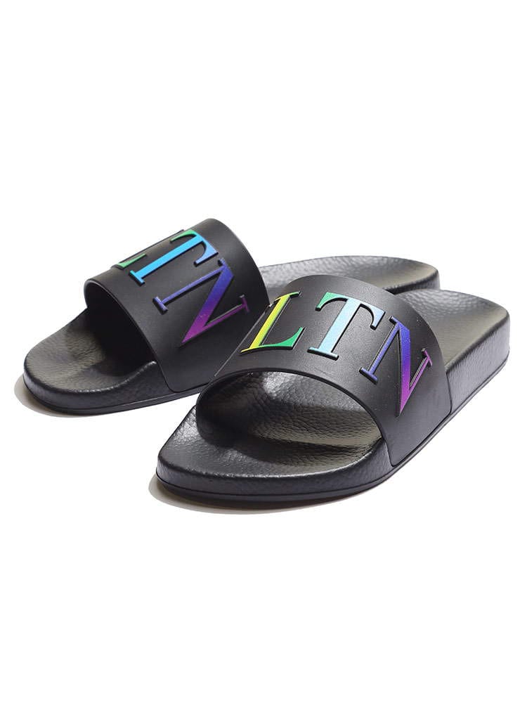 VALENTINO (ヴァレンティノ) レインボーロゴ スライドサンダル VLTN VLVY2S0873CXP