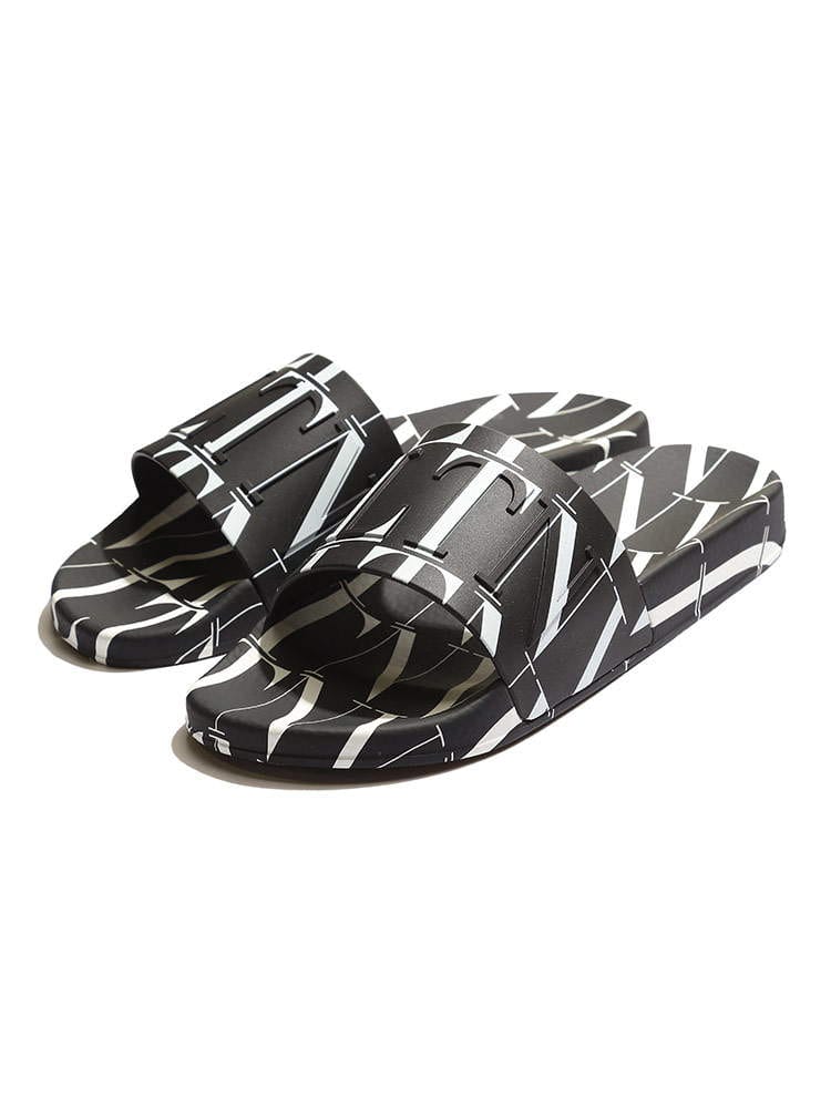 VALENTINO (ヴァレンティノ) ロゴ総柄 スライドサンダル VLTN TIMES VLVY2S0873YRJ ブランド