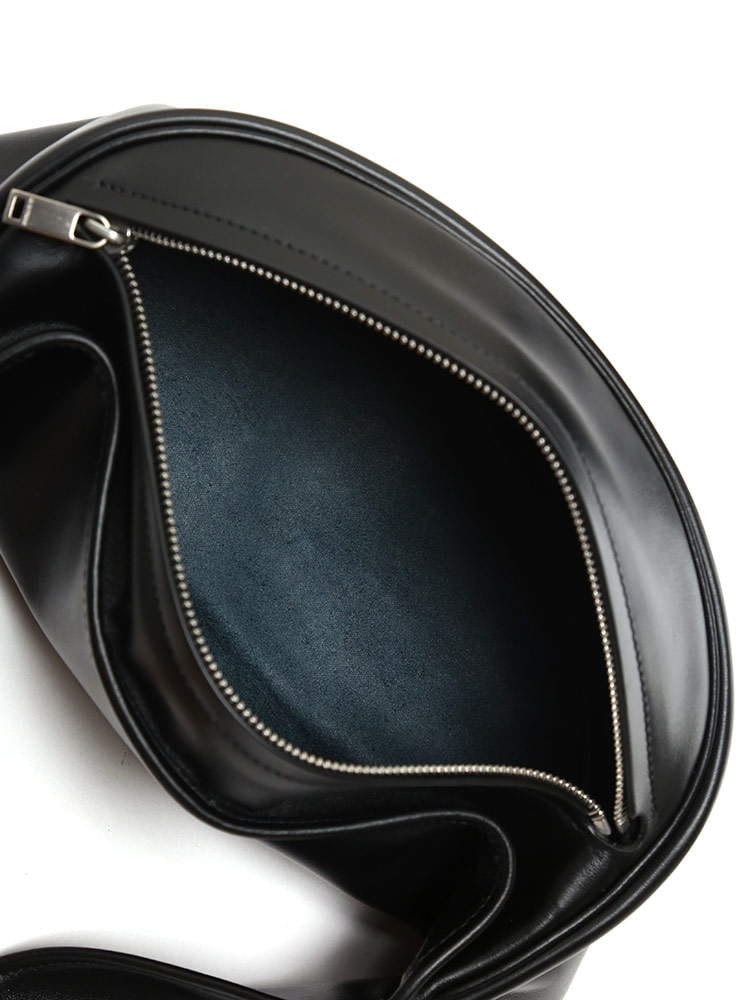 Jil Sander (ジルサンダー) レザー エンボスロゴ ベルトバッグ J 