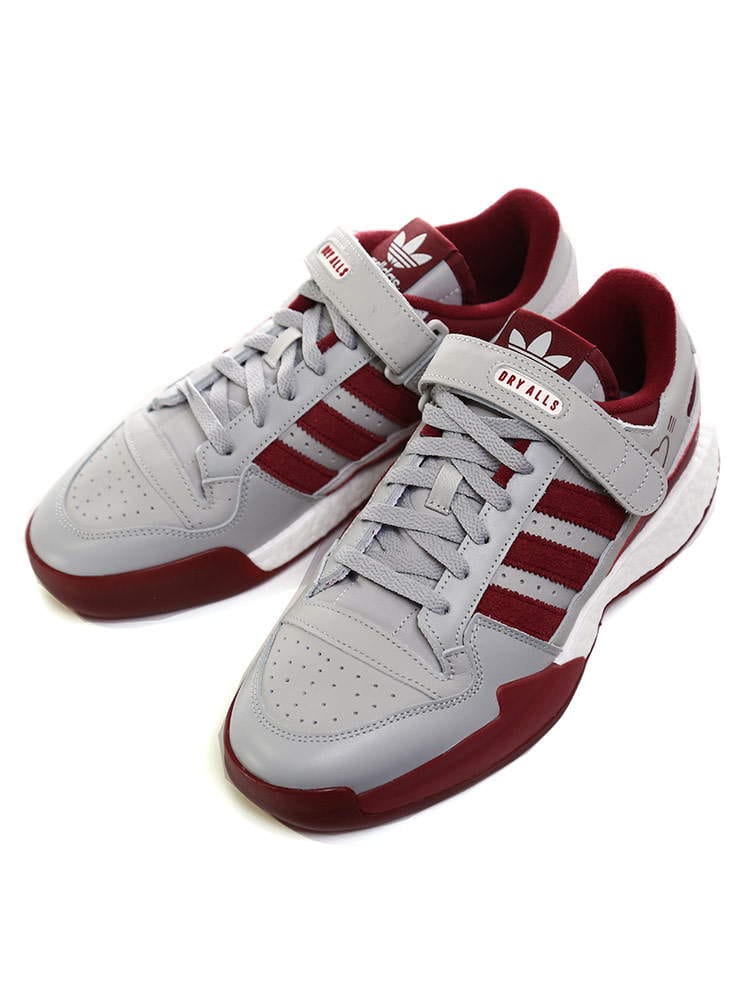 adidas Originals by HUMAN MADE (アディダスオリジナルス×ヒューマンメイド) レザー スリーライン ローカットスニーカー FORUM LOW HM ADS42977 ブランド