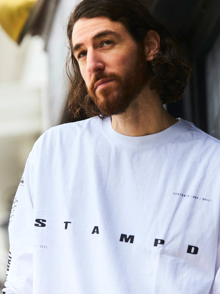 STAMPD (スタンプド) アームプリント クルーネック 長袖 Tシャツ SDM2859LT ブランド【サカゼン公式通販】