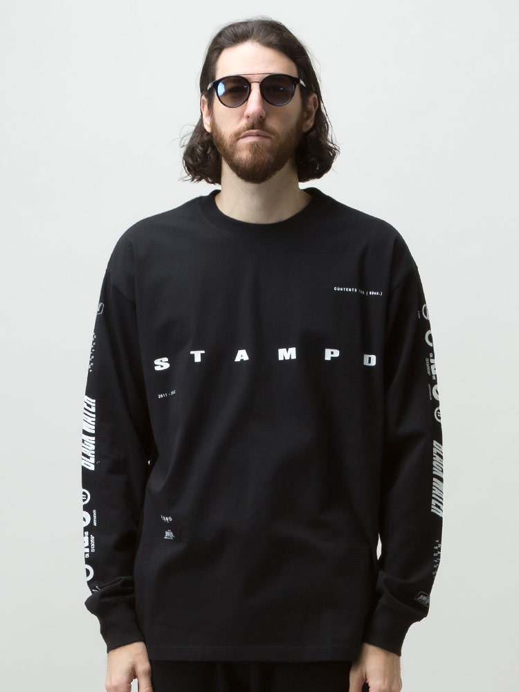 STAMPD (スタンプド) アームプリント クルーネック 長袖 Tシャツ SDM2859LT ブランド【サカゼン公式通販】