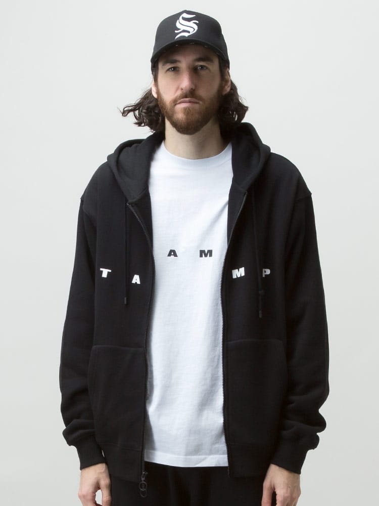 STAMPD (スタンプド) 裏毛 ロゴプリント フルジップ パーカー SDM2865HD ブランド