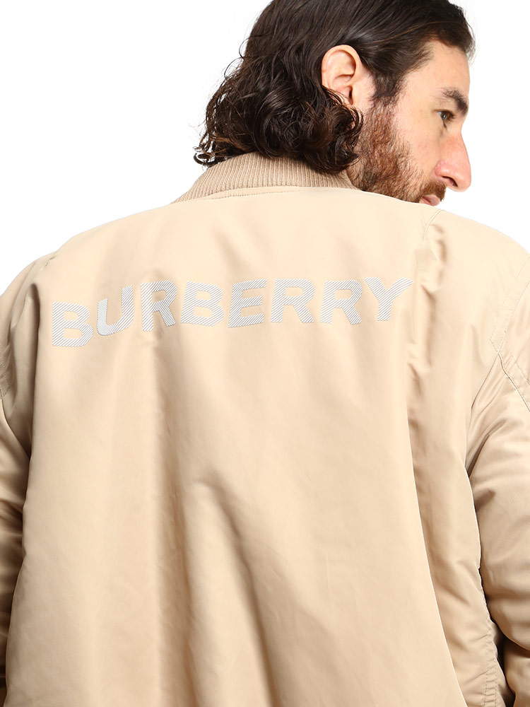 バーバリー メンズ ブルゾン BURBERRY ブランド アウター 中綿 ロゴ 