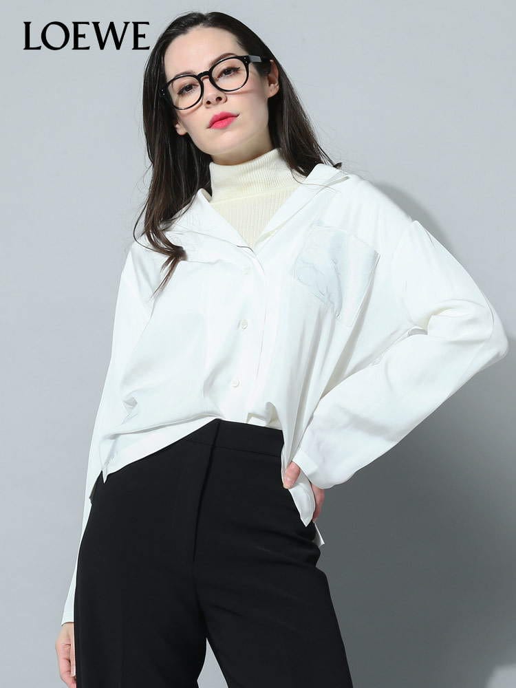 LOEWE (ロエベ) アナグラム パジャマ ブラウス 【春夏新作】 LELS359Y05X65 レディース ブランド