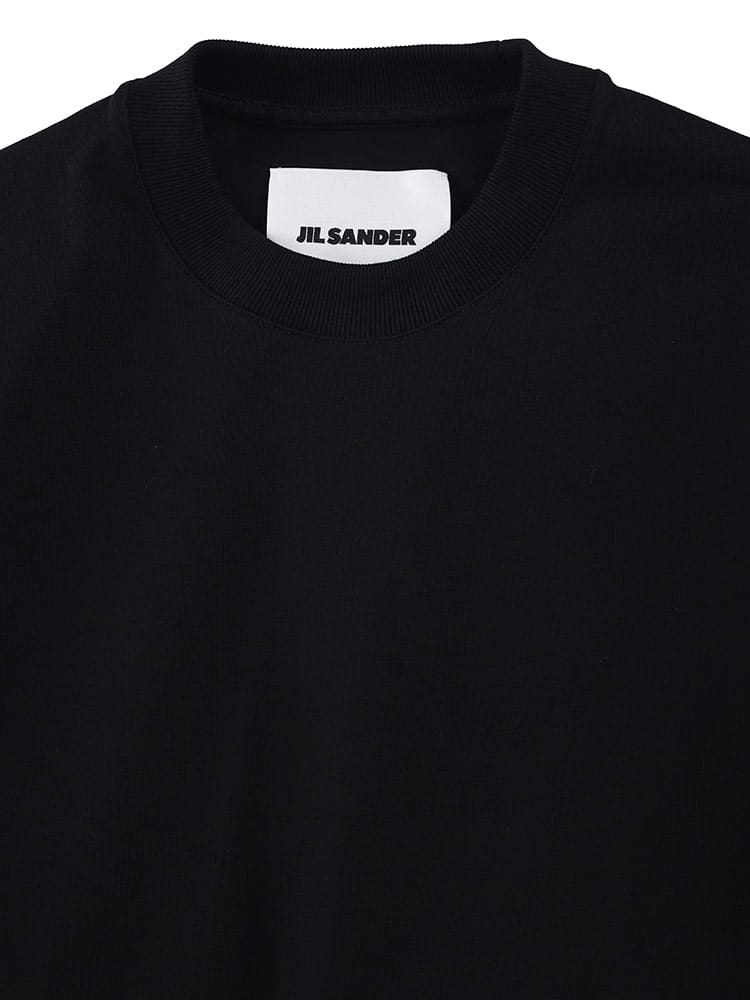 JIL SANDER (ジルサンダー) 裾パームツリー クルーネック 半袖 Tシャツ 