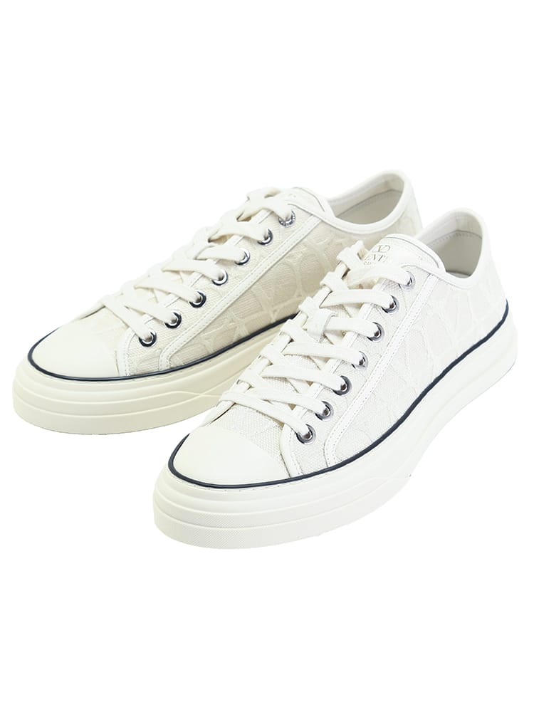 VALENTINO (ヴァレンティノ) トワル イコノグラフ ローカットスニーカー VL3Y2S0H02WLV ブランド メンズ 男性 シューズ