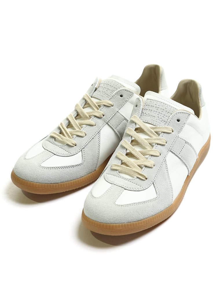 Maison Margiela (メゾン マルジェラ) スエード 切り替え ローカットスニーカー MES57WS0236