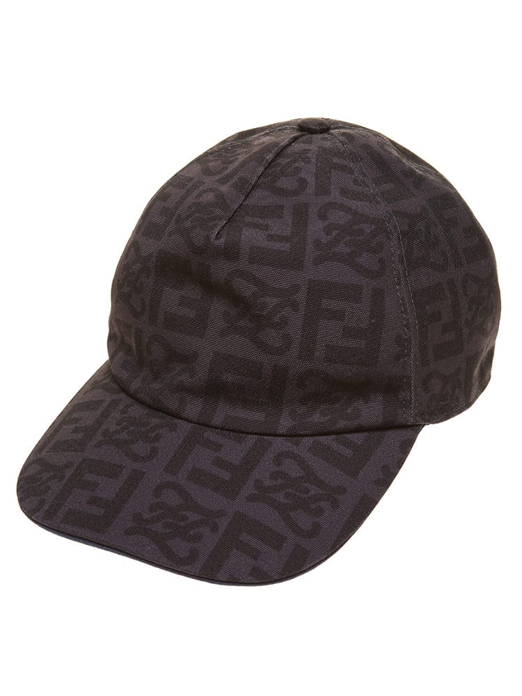FENDI (フェンディ) ロゴ 総柄 キャップ FDFXQ768AIJN ブランド