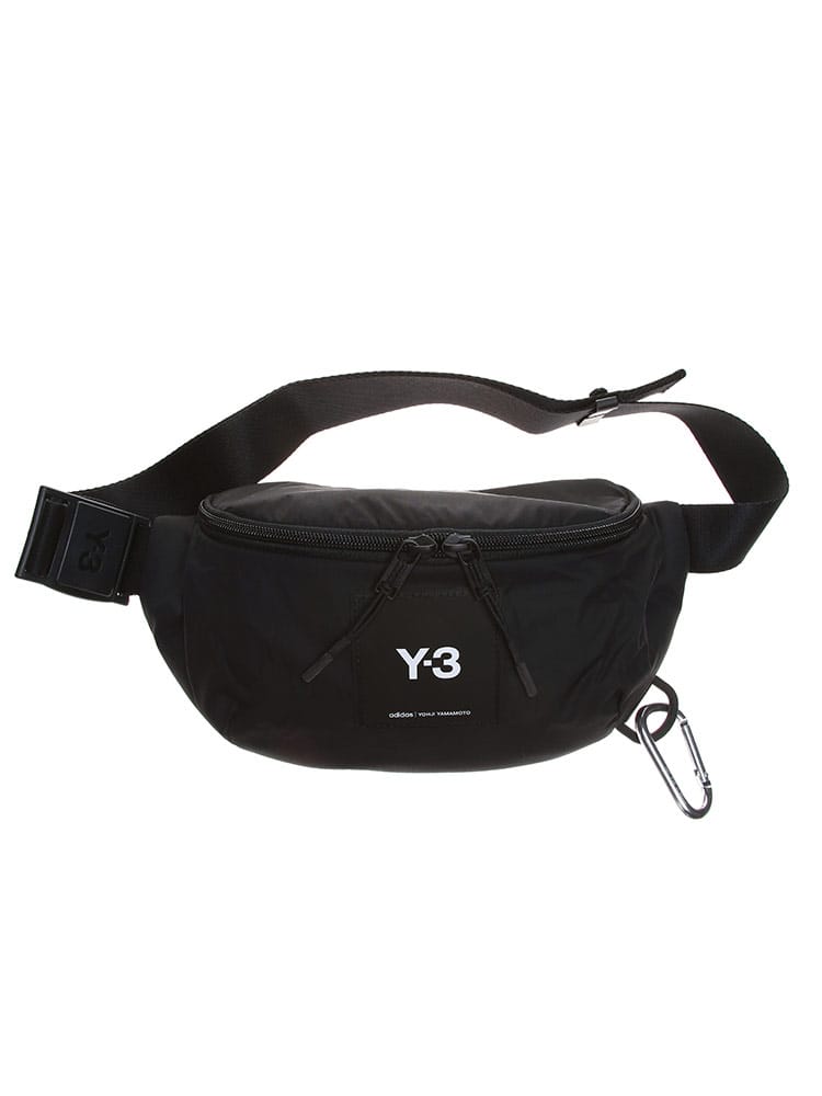Y-3 (ワイスリー) スクエアロゴ メッシュポーチ付き ウエストバッグ CORDURA Y3HD3326
