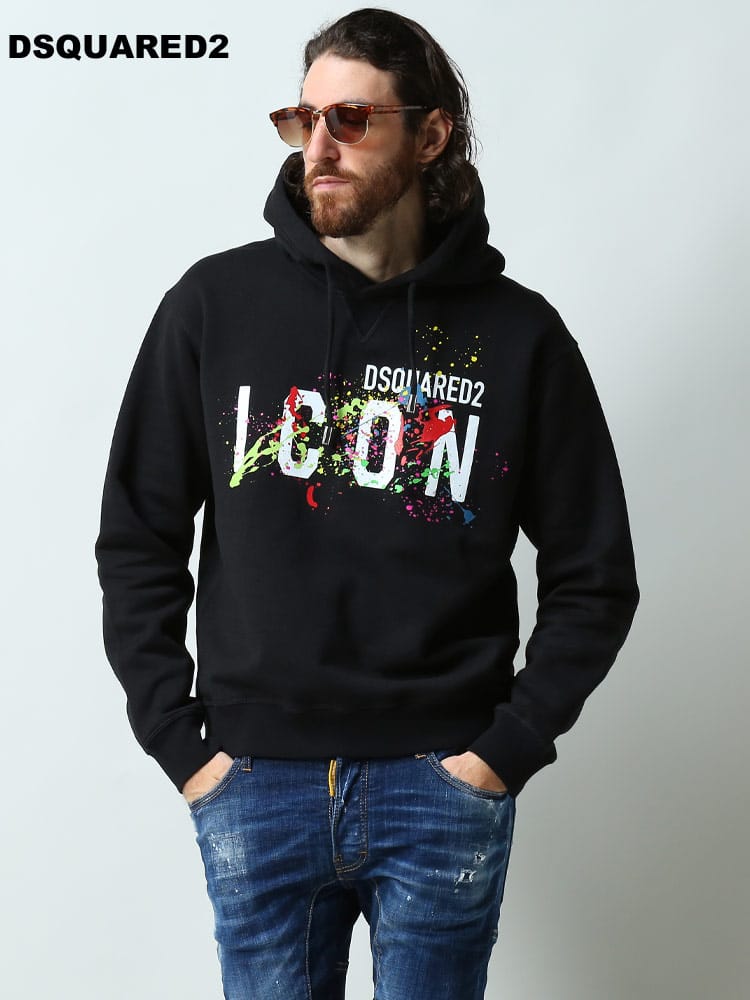 ディースクエアード メンズ パーカー DSQUARED2 ブランド トップス 