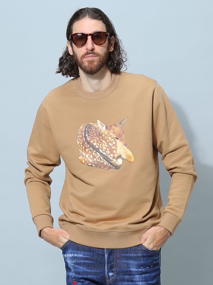 バーバリー メンズ トレーナー BURBERRY ブランド トップス スウェット 長袖 ディアグラフィック BB8057534