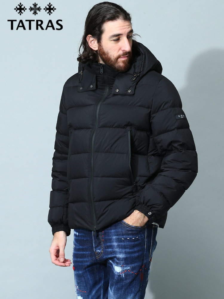 タトラス メンズ ダウン TATRAS ブランド ダウンジャケット アウター ジャケット ブルゾン フード着脱可 フルジップ BORBORE TRMTAT22A4568