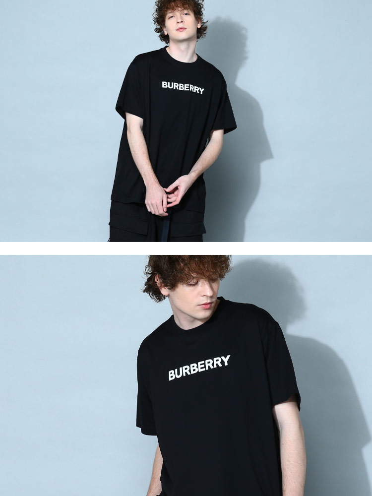 バーバリー メンズ Tシャツ 半袖 BURBERRY ブランド トップス シャツ カットソー ロゴ プリント コットン 【サカゼン公式通販】