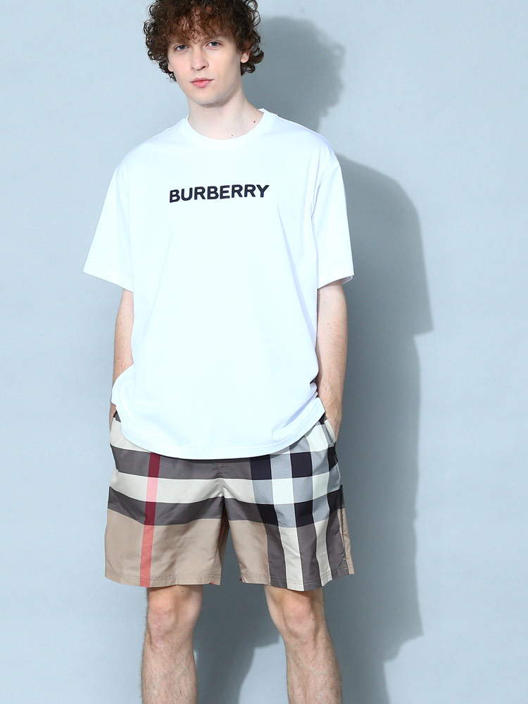 バーバリー メンズ Tシャツ 半袖 BURBERRY ブランド トップス シャツ カットソー ロゴ プリント コットン 【サカゼン公式通販】