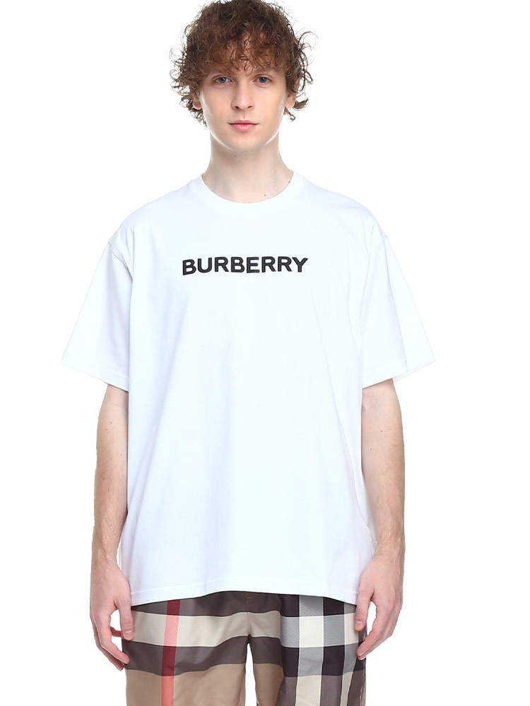 バーバリー メンズ Tシャツ 半袖 BURBERRY ブランド トップス シャツ カットソー ロゴ プリント コットン 【サカゼン公式通販】