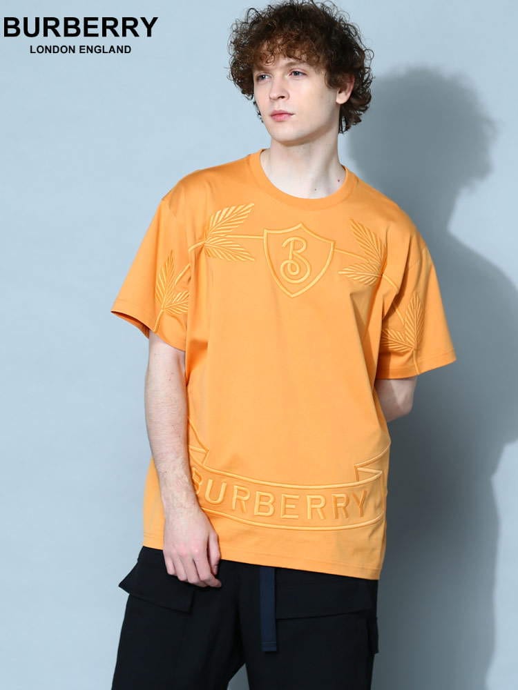 バーバリー メンズ Tシャツ 半袖 BURBERRY ブランド トップス シャツ カットソー オークリーフクレスト リラックスフィット B8063203