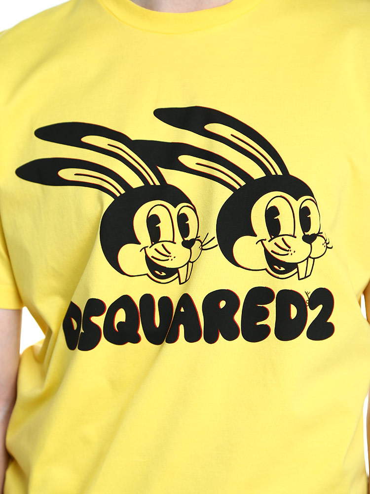 ディースクエアード DSQUARED2 ロゴ プリント ワークシャツ シャツ ...