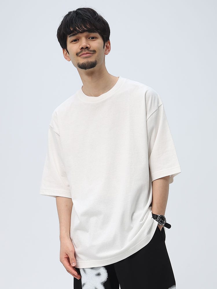 WOODEN DOLL (ウッディンドール) USAコットン 無地 5分袖 BIG Tシャツ
