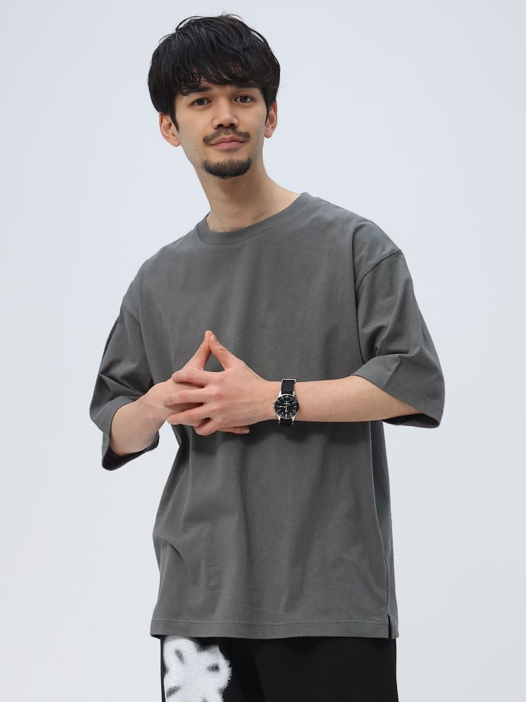 WOODEN DOLL (ウッディンドール) USAコットン 無地 5分袖 BIG Tシャツ