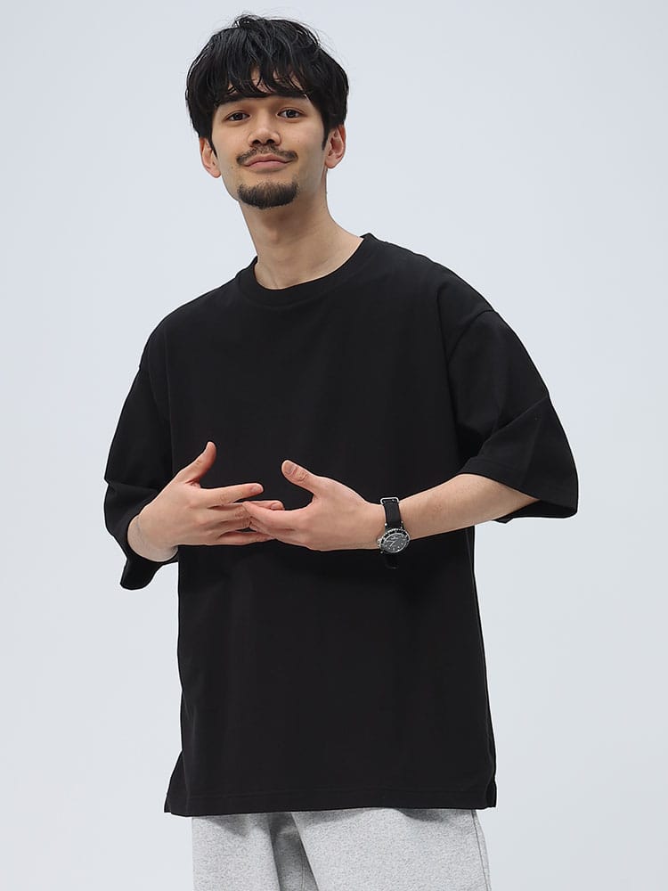 WOODEN DOLL (ウッディンドール) USAコットン 無地 5分袖 BIG Tシャツ