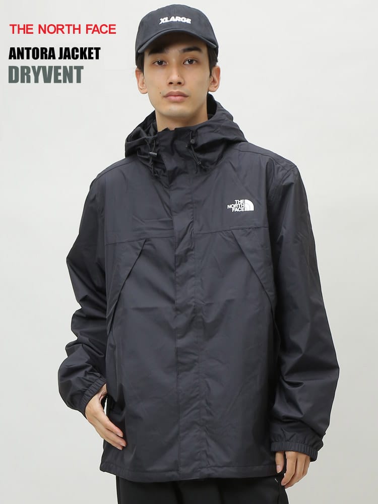 THE NORTH FACE (ザ ノースフェイス) ロゴプリント フルジップ マウンテンパーカー DRYVENT ANTORA JACKET