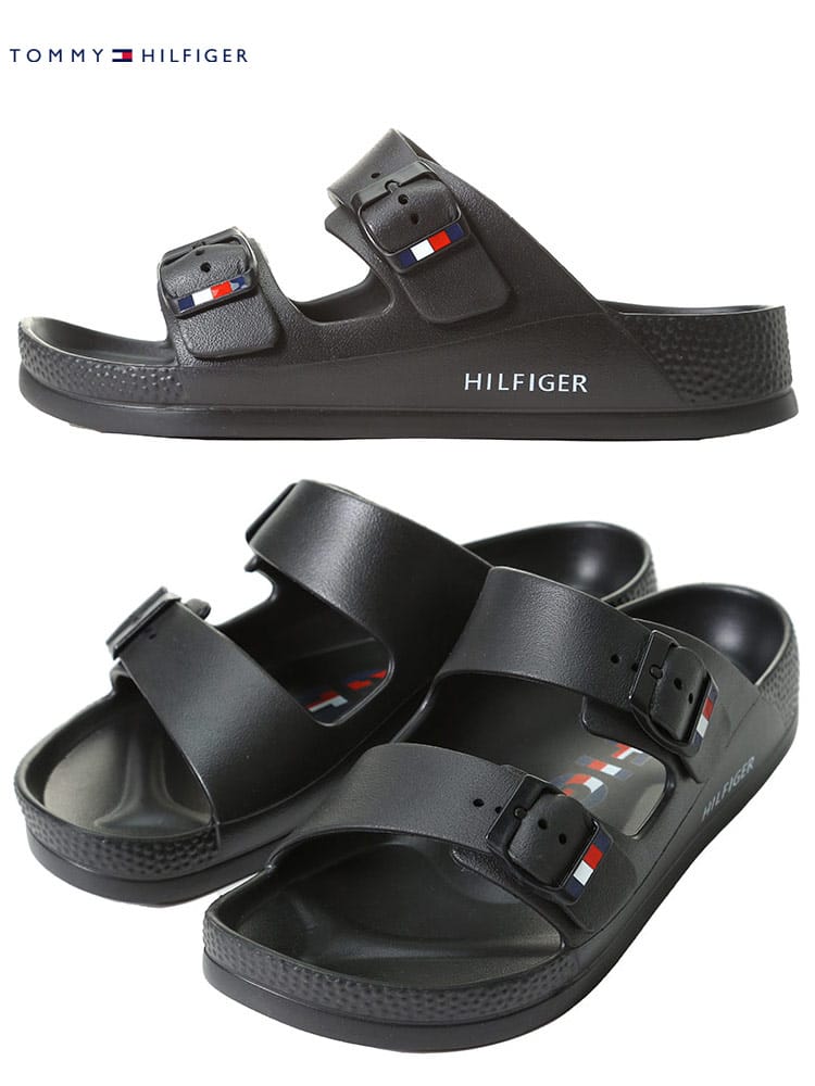 トミーヒルフィガー メンズ サンダル TOMMY HILFIGER  ブランド シューズ 靴 コンフォート ダブルストライプ TMZOLO