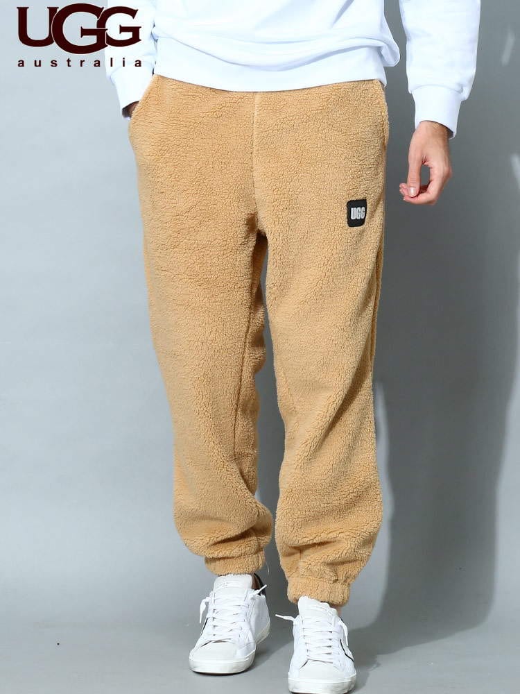アグオーストラリア メンズ パンツ UGG Australia ブランド ボトムス ロングパンツ ワンポイント ロゴ ボアパンツ UGG1135731