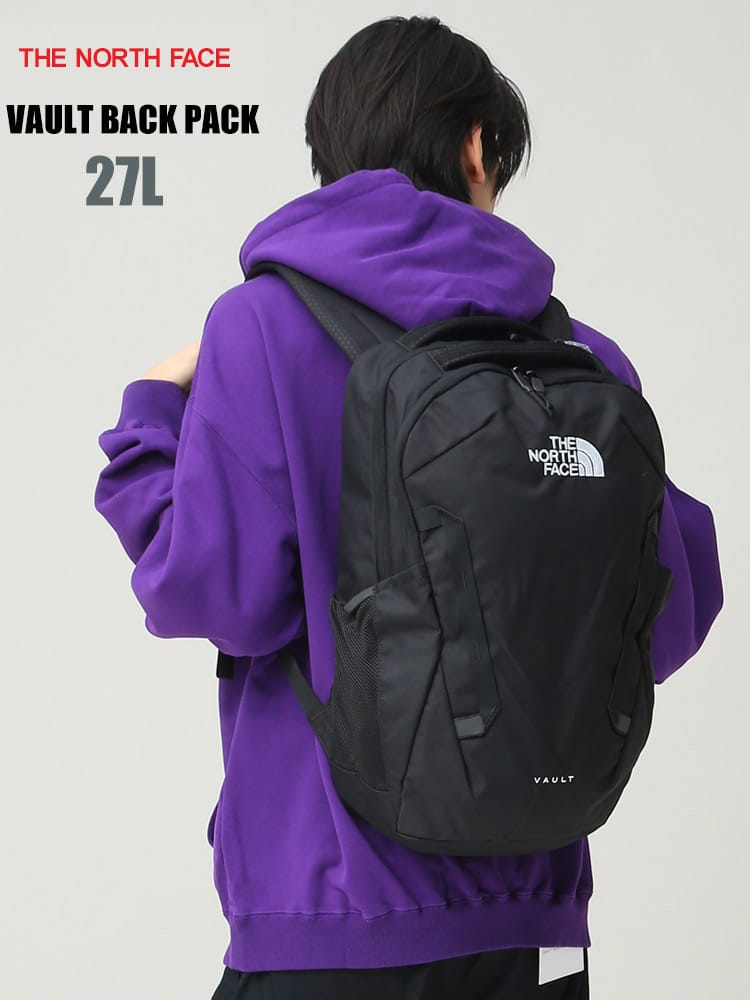 THE NORTH FACE (ザ ノースフェイス) ロゴ バックパック 27L VAULT