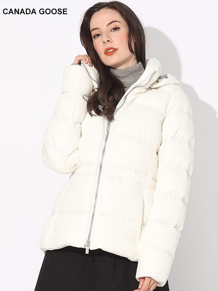 CANADA GOOSE (カナダグース) フード着脱 フルジップ ダウンジャケット Aurora Jacket CGL3903W ブランド レディース アウター