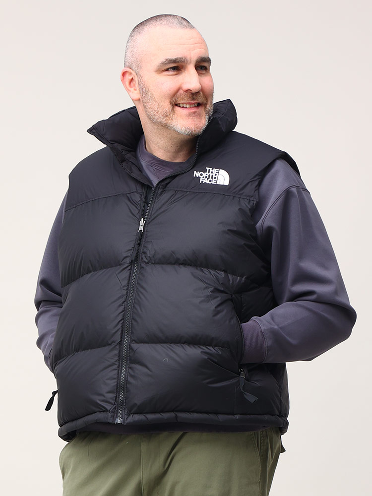 大きいサイズ メンズ THE NORTH FACE (ザ ノースフェイス) フード収納 ...