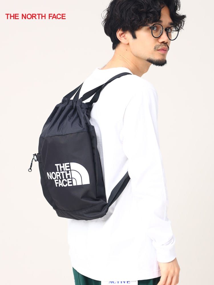 THE NORTH FACE (ザ ノースフェイス) ロゴ ナップサック ナップザック ボザーシンチパック BOZER CINCH PACK