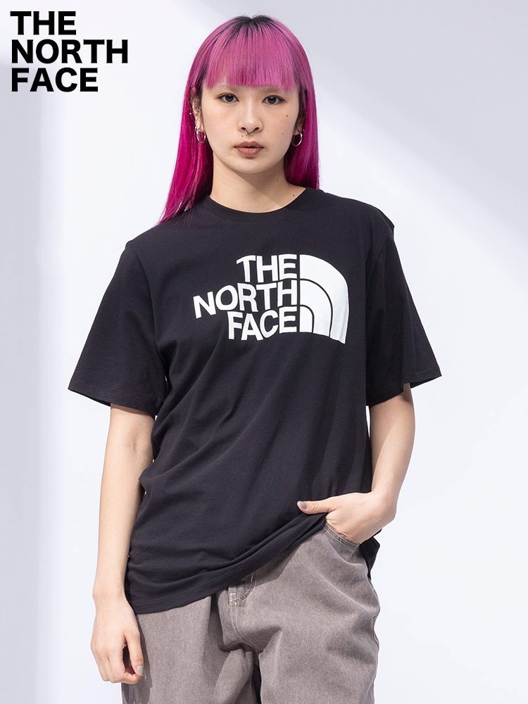 THE NORTH FACE (ザ ノースフェイス) ロゴプリント クルーネック 半袖 