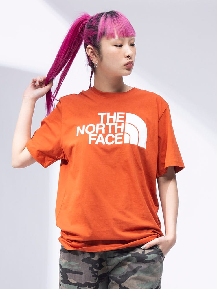 THE NORTH FACE (ザ ノースフェイス) ロゴプリント クルーネック 半袖 Tシャツ Half Dome Tee