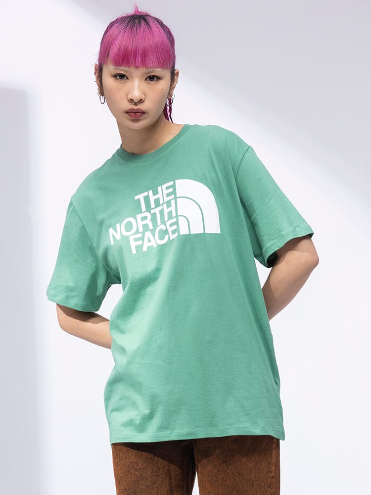 THE NORTH FACE (ザ ノースフェイス) ロゴプリント クルーネック 半袖 Tシャツ Half Dome Tee