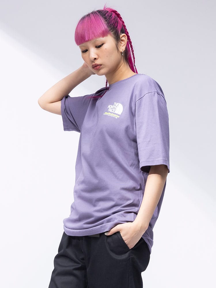 THE NORTH FACE (ザ ノースフェイス) プリント クルーネック 半袖 Tシャツ COORDINATES TEE